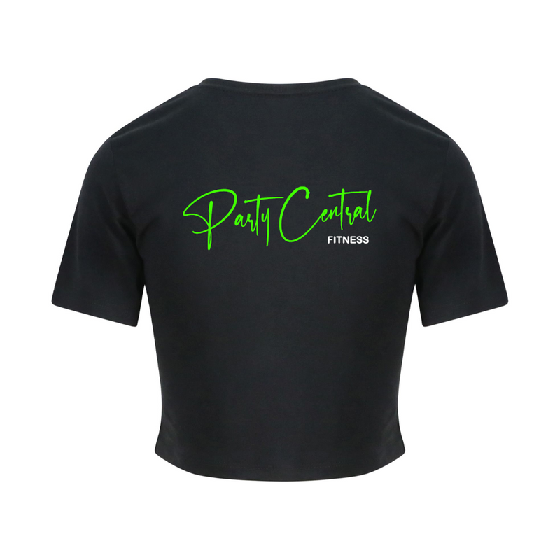 Party Central Fitness Cropped Tee