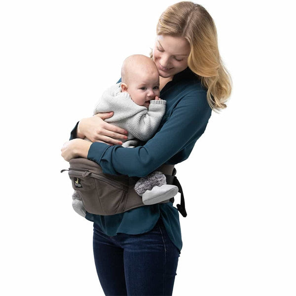 woman carrying baby in the Huggs<sup>®</sup> Baby Carrier