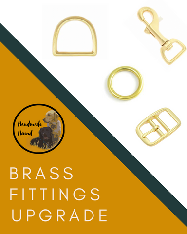 Brass Fittings Upgrade - Handmade Hound