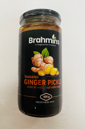 Brahmins Tamarind Ginger Pickle - Puli Inji (400 g) - South Indian Grocery