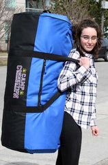 Camper carrying duffel bag