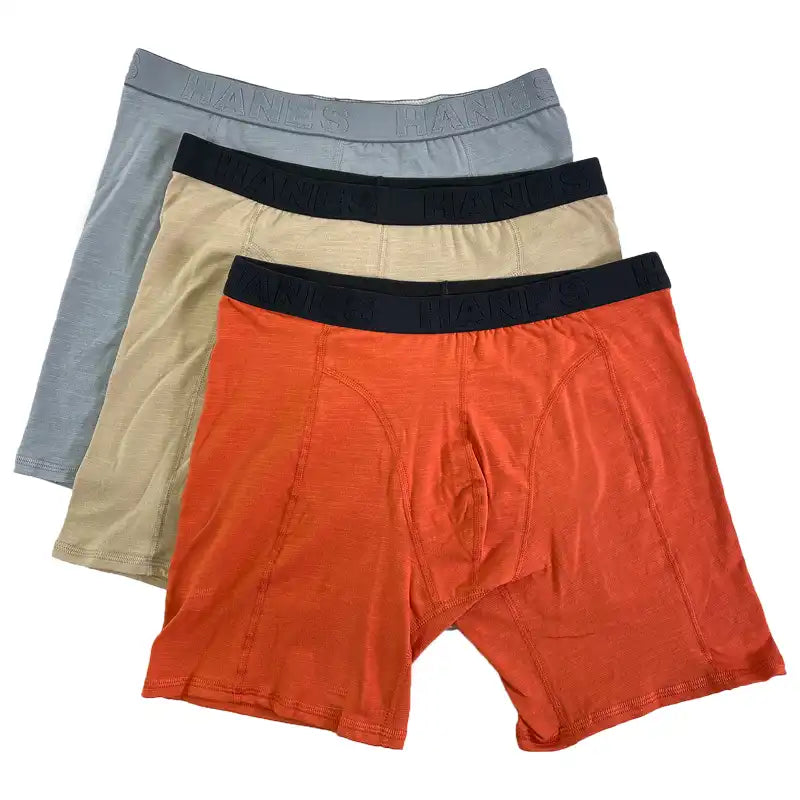 Hanes Men's Boxer Brief Underwear 4-pack – Camp Connection General Store