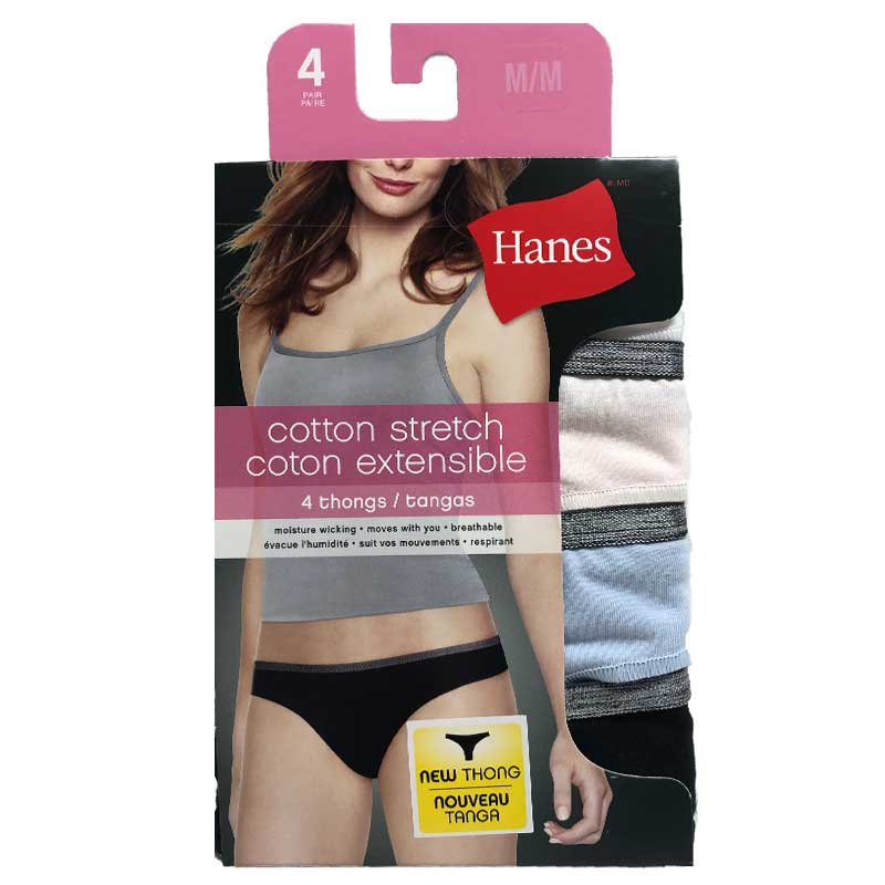 Hanes Premium Ladies Vintage Cotton Stretch Hipsters 4 Pack and 8
