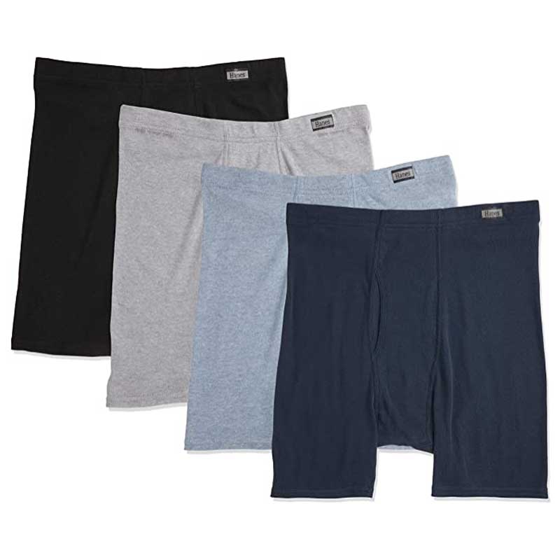 Hanes Men's Tagless Boxer 4-pack underwear – Camp Connection General Store