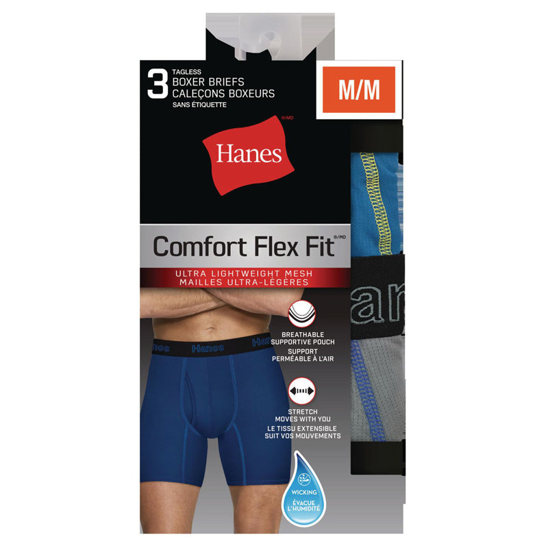 Hanes Men's Mesh Flex-Fit Boxer Briefs 3-pack – Camp Connection General ...
