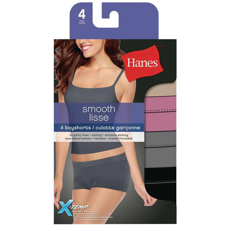 Hanes Ladies Smooth Hipsters - 4 pack Underwear – Camp Connection