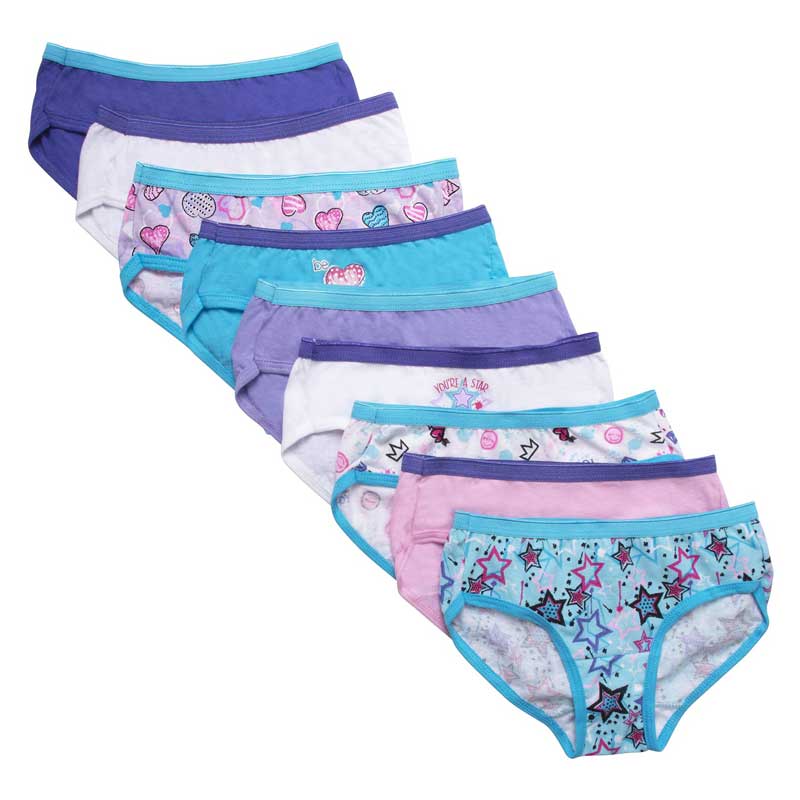 Girls 4-14 Hanes® 12-pack + 2 Bonus Pairs Cotton Brief Panties