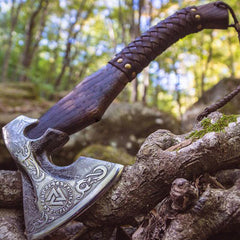 Valknu (Knot of the Slain) Viking Axe