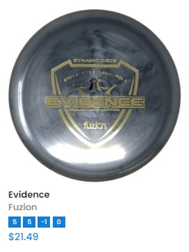 Dynamic Discs Fuzion Evidence