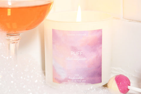 Sunday Forever Puff Candle