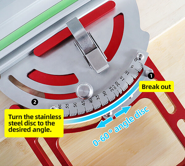 Levoite™ Precision Adjustable Track Square