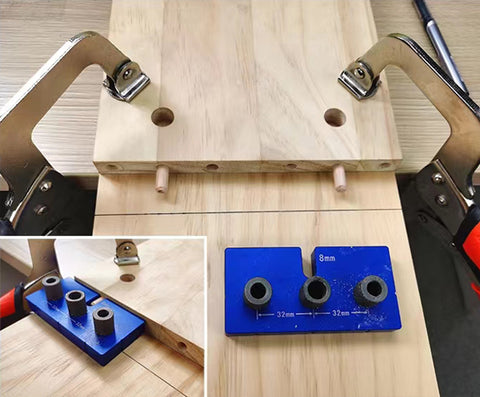 Levoite Doweling Cam Lock Jig for  Furniture Connection
