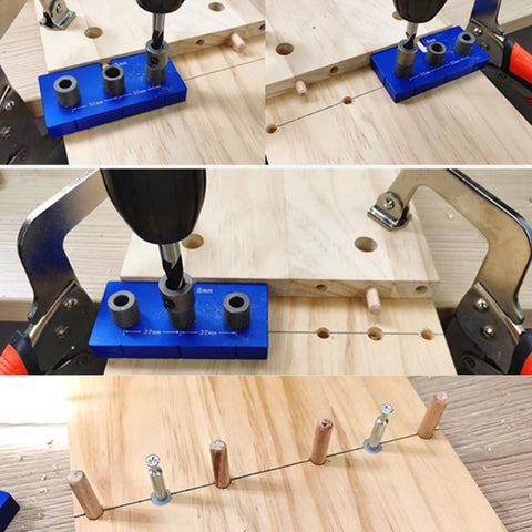 Levoite Doweling Cam Lock Jig for  Furniture Connection