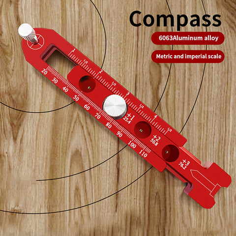 Pocket Compass Woodworking Drawing Compass Circular Drawing — levoite