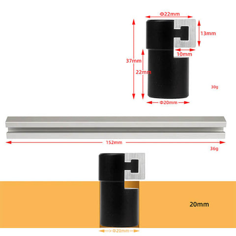 Levoite Woodworking Planing Stop