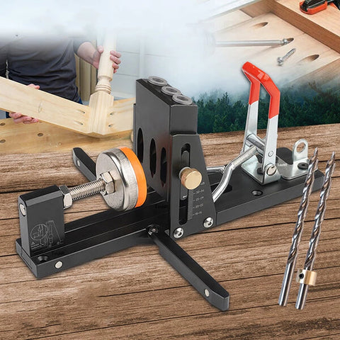 Levoite Pocket Hole Jig Kit System with Drill Bit