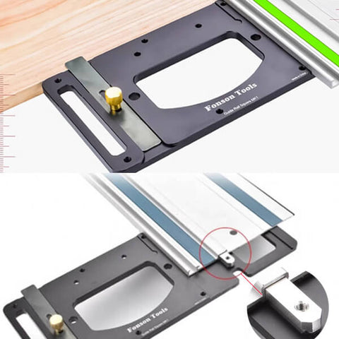 Levoite™ Precision Track Saw Square Guide Rail Square