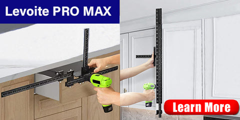 Levoite™ Pro & Pro Max Cabinet Hardware Jig Adjustable Drill Guide