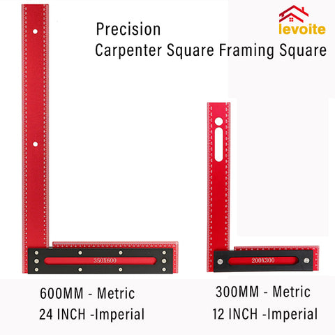 Levoite Woodworking Square Framing Square for Carpenter