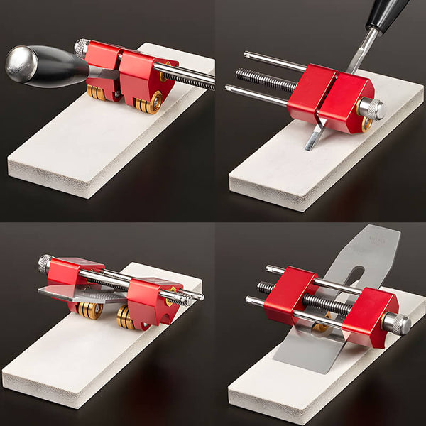 Levoite™ Chisel and Plane Irons Sharpening Guide Jig Sharpening Gauge and Sharpening Angle Fixture