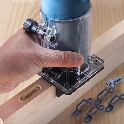 Compact Router Trimming Machine Invisible 2 In 1 Slotted Bracket