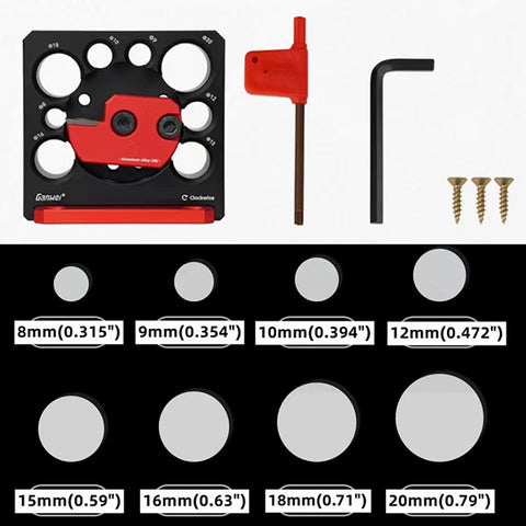 Levoite™ Dowel Maker Jig Dowel Making Router Jig - 8 Hole