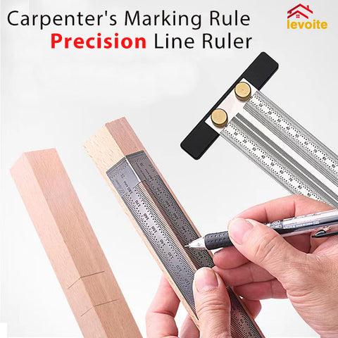 Levoite™ Precision Woodworking T-Squares Scribing Ruler — levoite