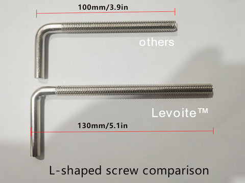 Levoite Clamping Squares L Shaped Screw