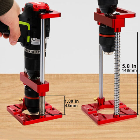 Levoite Precision Drill Guide Portable Drill Guide Concealed Cabinet Hinge Drill Guide