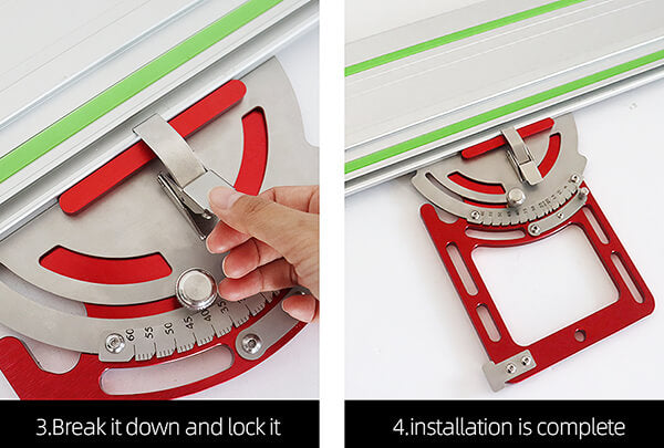 Levoite™ Precision Adjustable Track Square