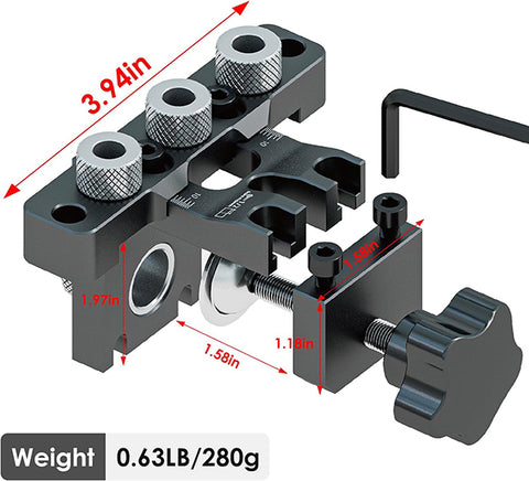 Levoite Dowel Jig Kit Cam Lock Jig System