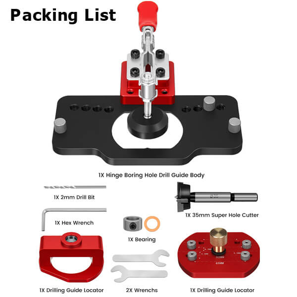 Levoite™ Concealed Hinge Jig 35MM Cabinet Hinge Jig