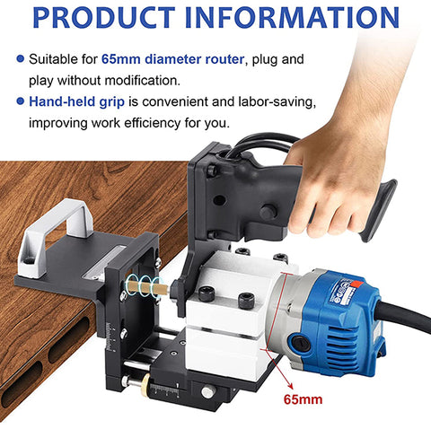 Levoite Router Mortising Jig Handheld Mortising Jig For Router Morticer Jig