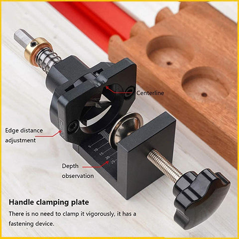 Levoite euro drill 35mm hinge boring jig