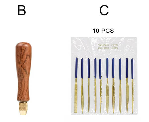 Levoite™ Woodworker's Rasps Set - Diamond File for Woodwoking