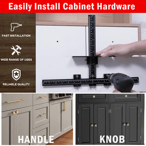 Original Cabinet Hardware Jig/Template Drill Guide for Handle and Knob