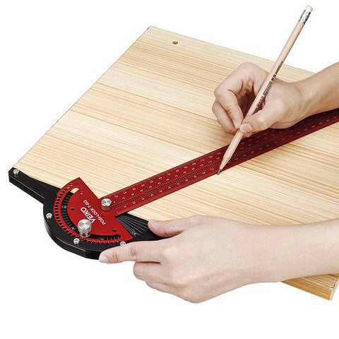 Levoite™ Posi-Lock T-Square Adjustable Angle Square for Woodworking