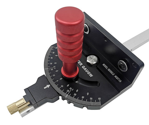 Levoite Precision Universal Miter Gauge System with Extended Miter Gauge Fence for Table Saw