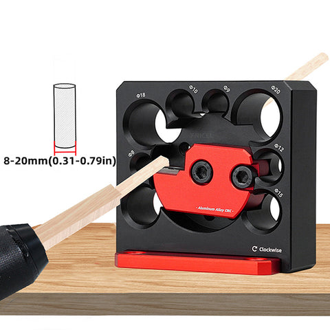 Levoite™ Levoite Dowel Making Jig Wooden Dowel Making Router Jig - 8 Hole