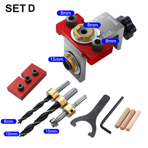 Levoite™ Pro 3-in-1 Doweling Jig Cam Lock Jig Minifix Jig