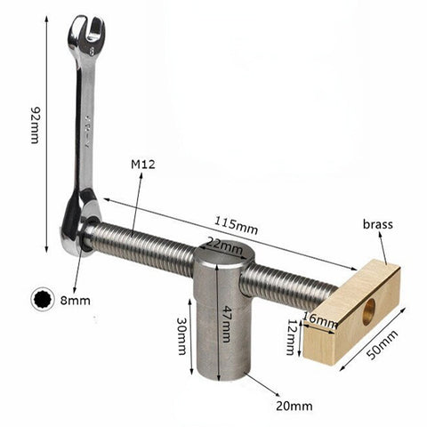 Levoite Workbench Dog Clamp Fast Fixed Clip Quick Fixture Clamping Tool Kit