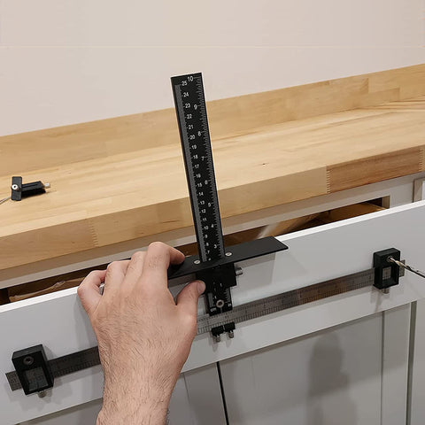 Levoite Cabinet Hardware Jig for Installation of Handles and Knobs on Doors and Drawer