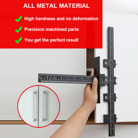 jig template for installing cabinet handles