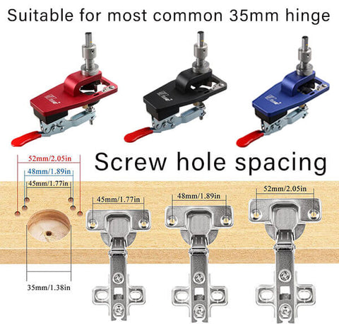 Precision Concealed Hinge Jig Cabinet 35MM Hinge Jig Euro Hinge Jig Tempalte