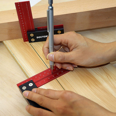 BROWN'S Carpenters Square, L Ruler, Right Angle Ruler, Framing