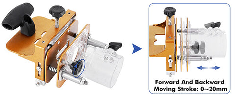 Levoite Router Mortising Jig Plunge Router Slotting Bracket Invisible Fasteners Punch Locator