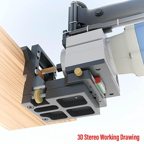 Levoite Mortising Jig For Trimming Machine Router Mortise and Tenon Jig Mortising Jig