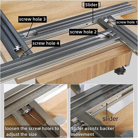 Trimming Machine Milling Groove Engraving Guide Rail Compact Router Engraving Guide Rail Woodworking Rail Guide System