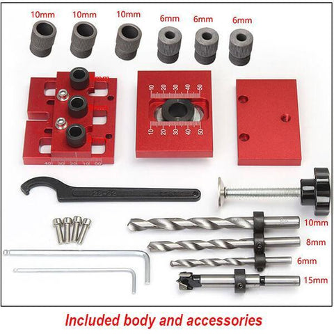 Levoite Precision Doweling Jig | Furniture Cam Lock Dowel Jig | Pro Cam Lock Connector Jig