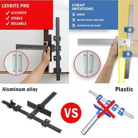 cabinet hole jig template cabinet hardware drilling template